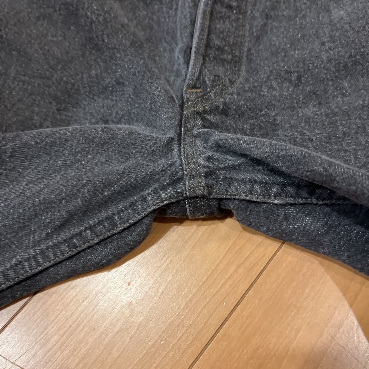 リーバイス 501 デニム 先染め ブラック USA製 W38 L34 90s Levis