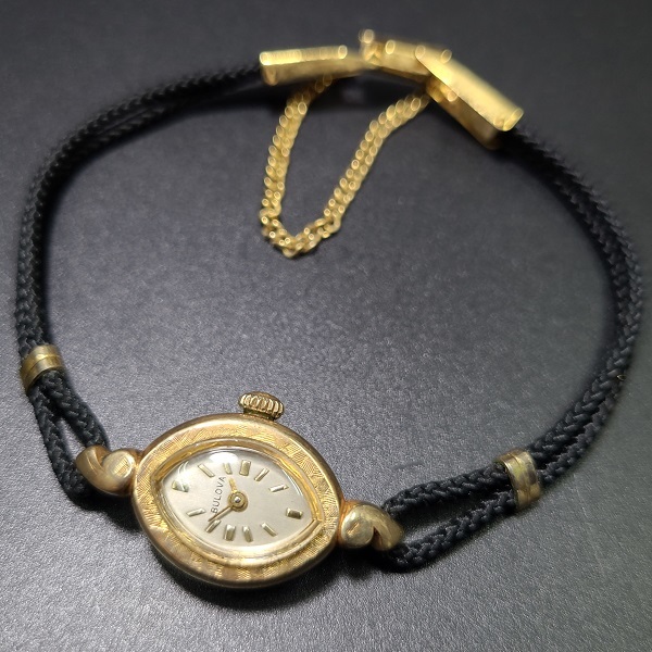 BULOVA ブローバ 14K GOLD レディース 腕時計 手巻き アンティーク アクセサリー、時計 ブランド腕時計 は行 