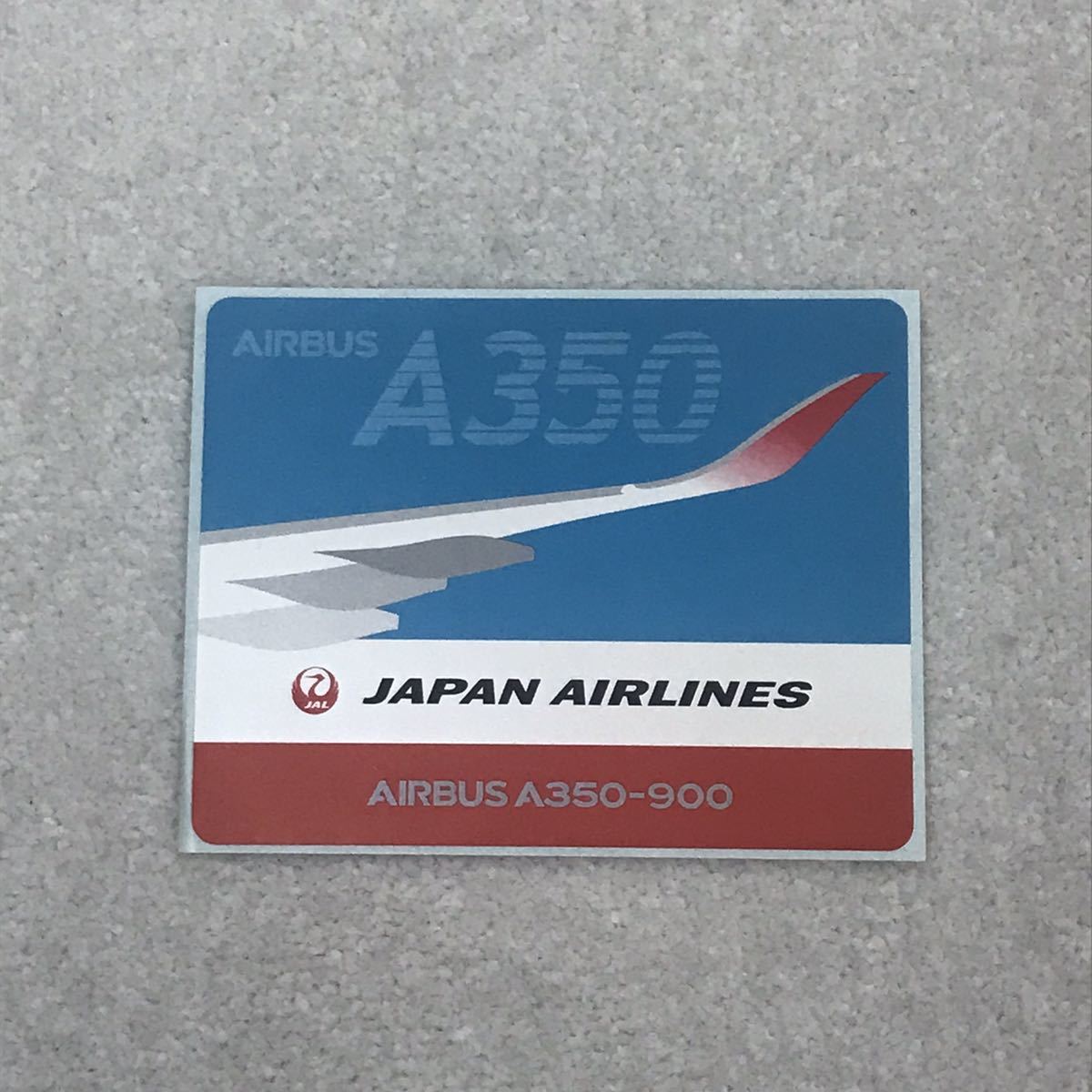 JAL AIRBUS A350 ステッカー 日本航空 エアバス シール 非売品 就航記念  ②(日本航空(JAL))｜売買されたオークション情報、yahooの商品情報をアーカイブ公開 - オークファン（aucfan.com）
