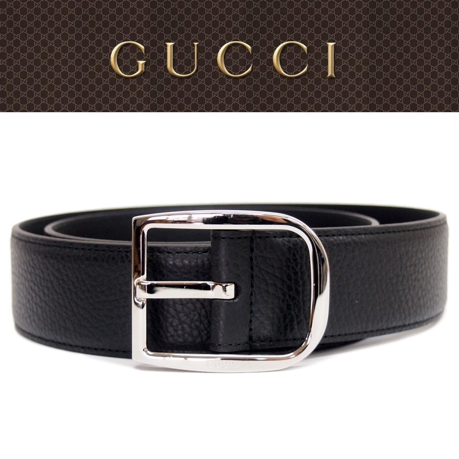 ヤフオク! - 送料無料 36 GUCCI グッチ ブラック 無地 レザー