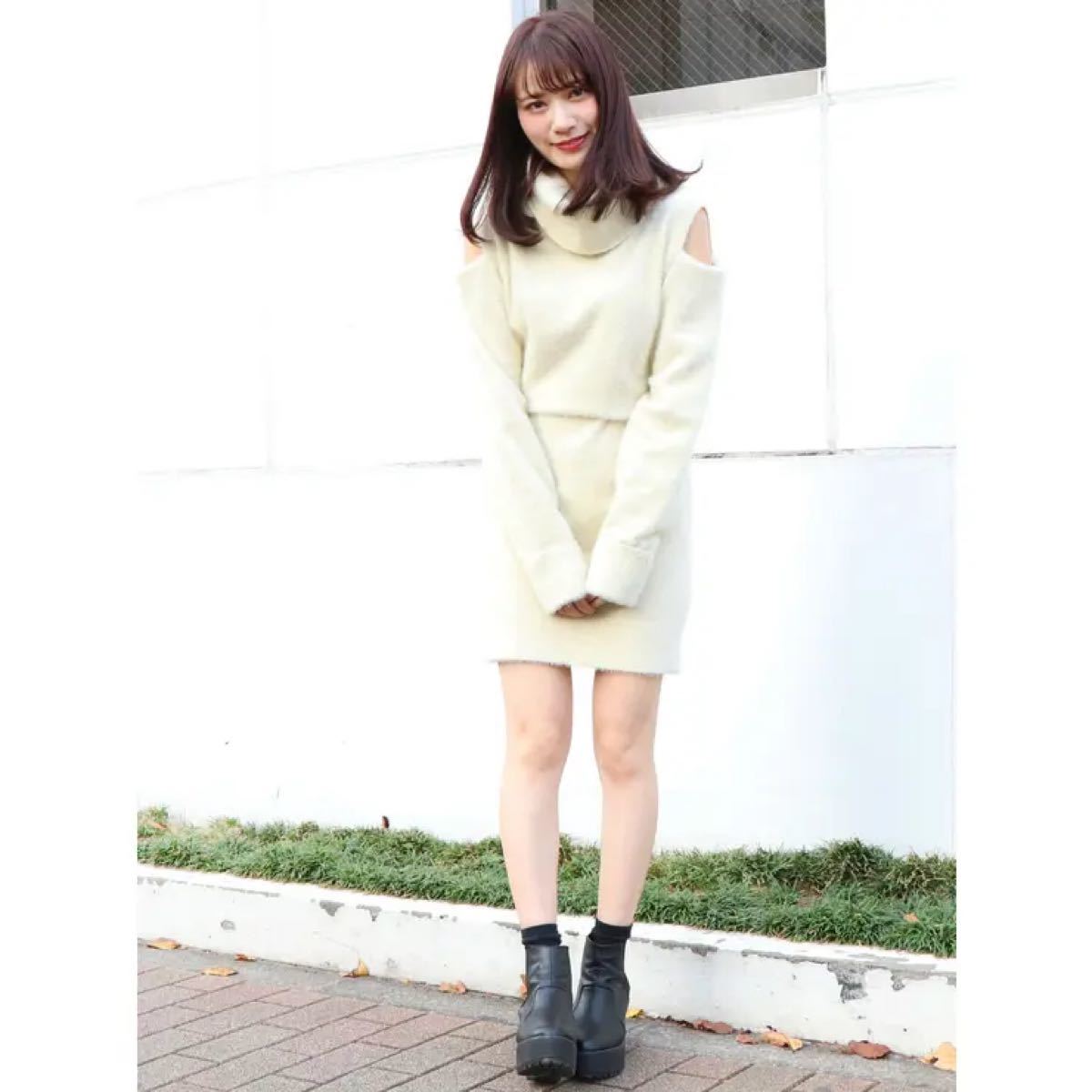 dazzlin】 ショルダーオープンニットワンピース|Yahoo!フリマ dazzlin】 ショルダーオープンニットワンピース|Yahoo!フリマ