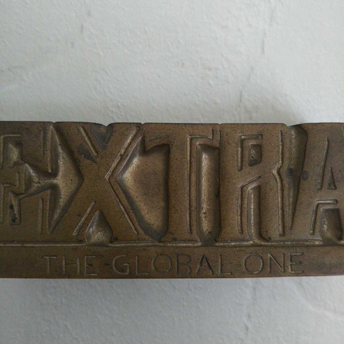 70s アンテーク BIG JOHN ETRA ビッグジョン 真鍮ペンスタンド　772gヘビーウエイト 10ccmx4cmx2.5cm 當(dāng)時(shí)非売品