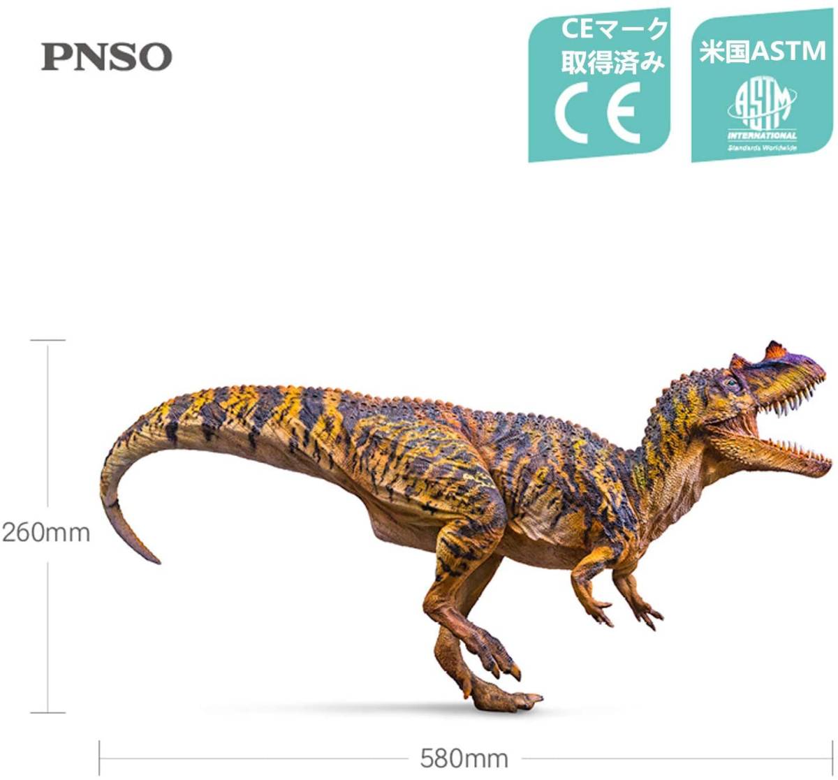 PNSO 1/35 サイズ ケラトサウルス Ceratosaurus リアル 恐竜 動物 フィギュア プラモデル モデル大人のおもちゃ プレゼント 58cm級_画像3