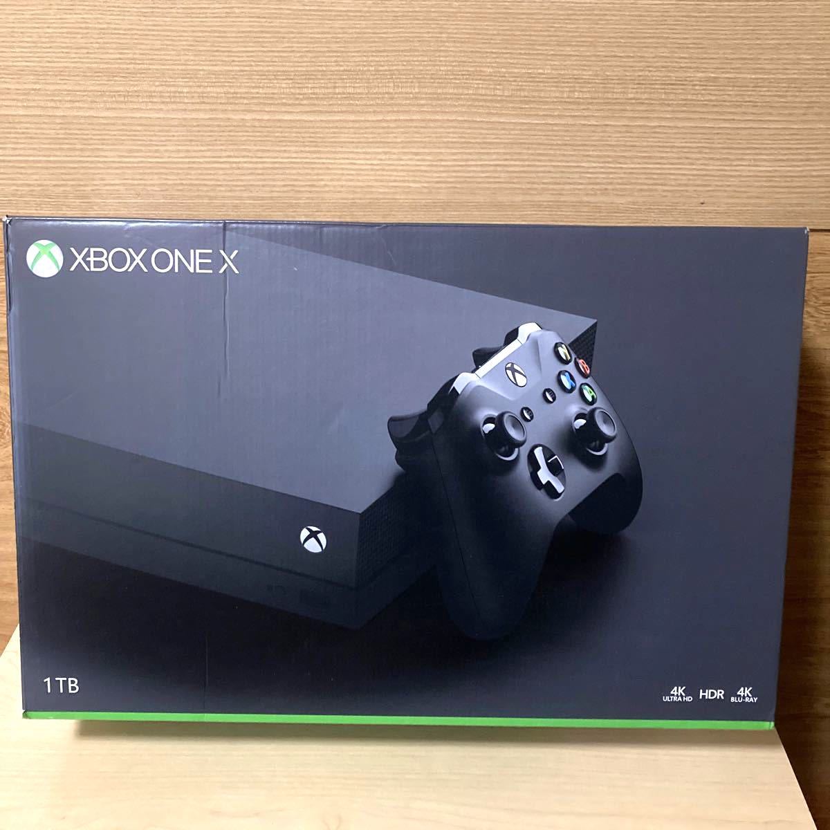 お得】Xbox One X 1TB コントローラー純正バッテリー2個付き