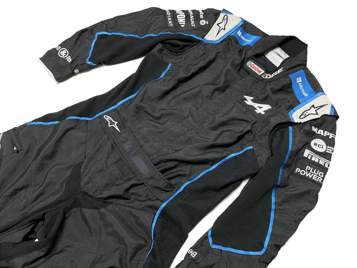 アルピーヌF1チーム 2021支給品 メカニック用 NOMEXスーツ アルピーヌF1チーム 2021支給品 メカニック用 NOMEXスーツ