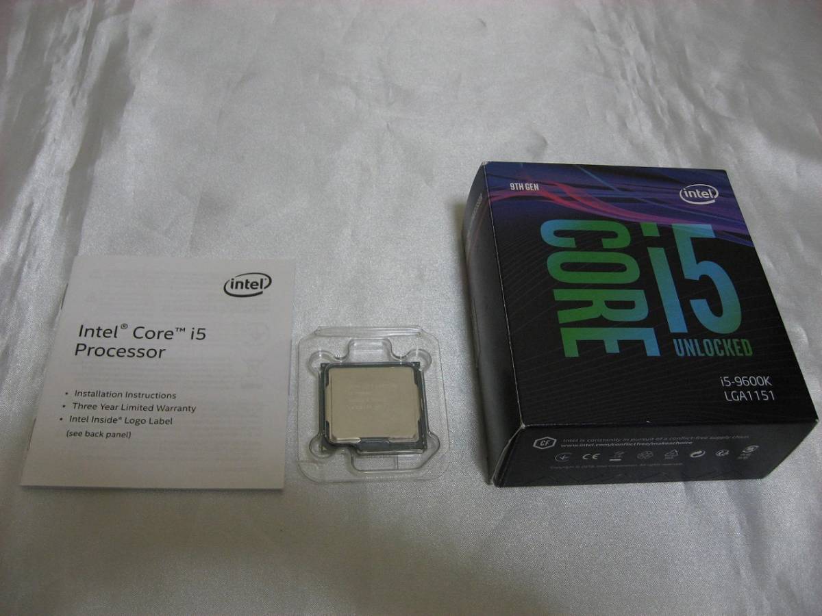◇Intel Core i5 9600K BOX