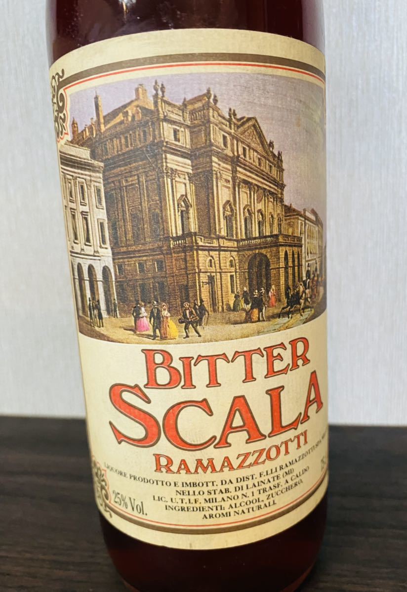 超稀少☆1980年代 Ramazzotti Bitter Scara 25% ラマゾッティ ビター 薬草系 リキュール_画像3