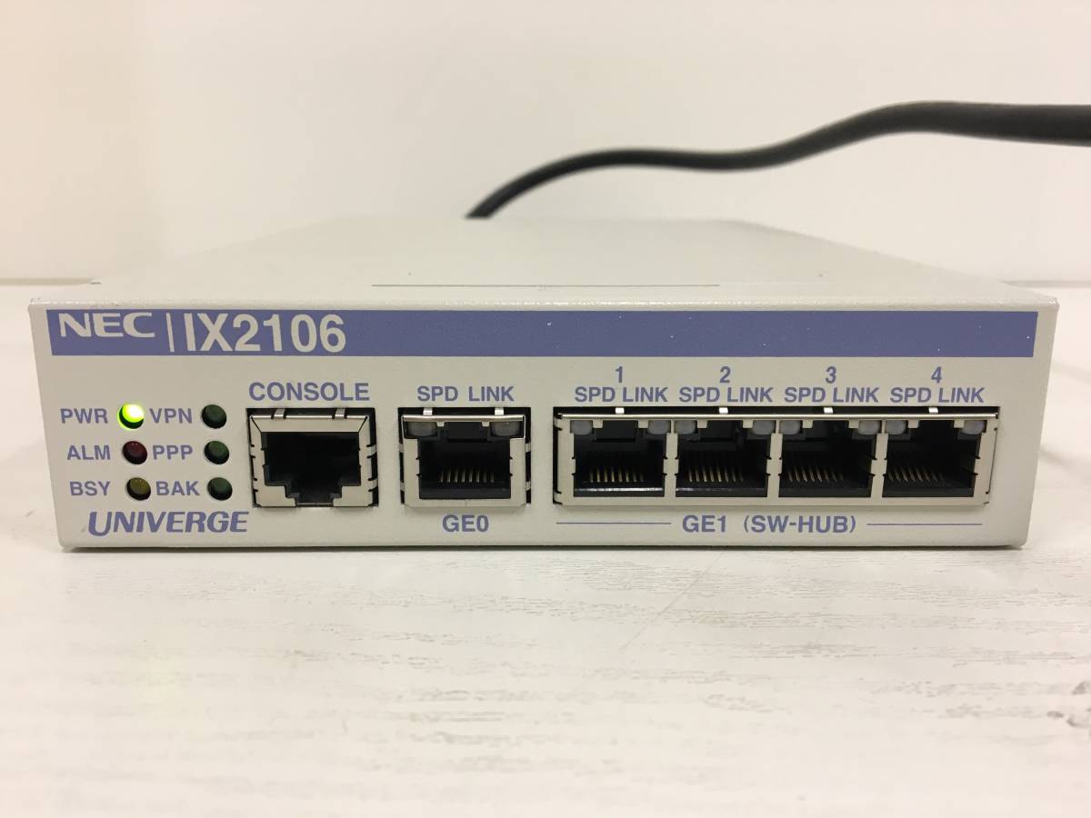 Yahoo!オークション - ☆NEC UNIVERGE IX2106 VPN対応高速ア...