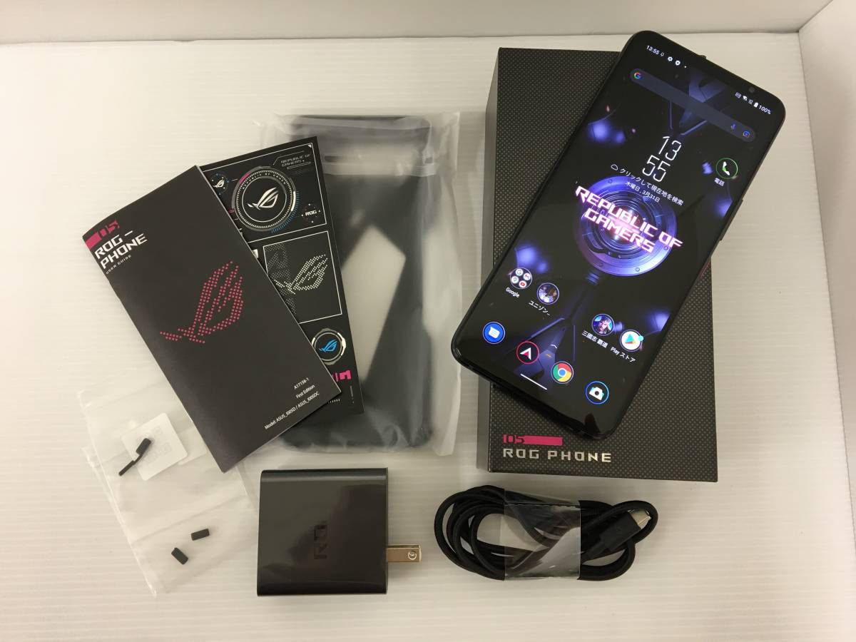 超美品Asus ROG Phone 5 ZS673KS / I005DA 5G Dual 128GB 12GB RAM