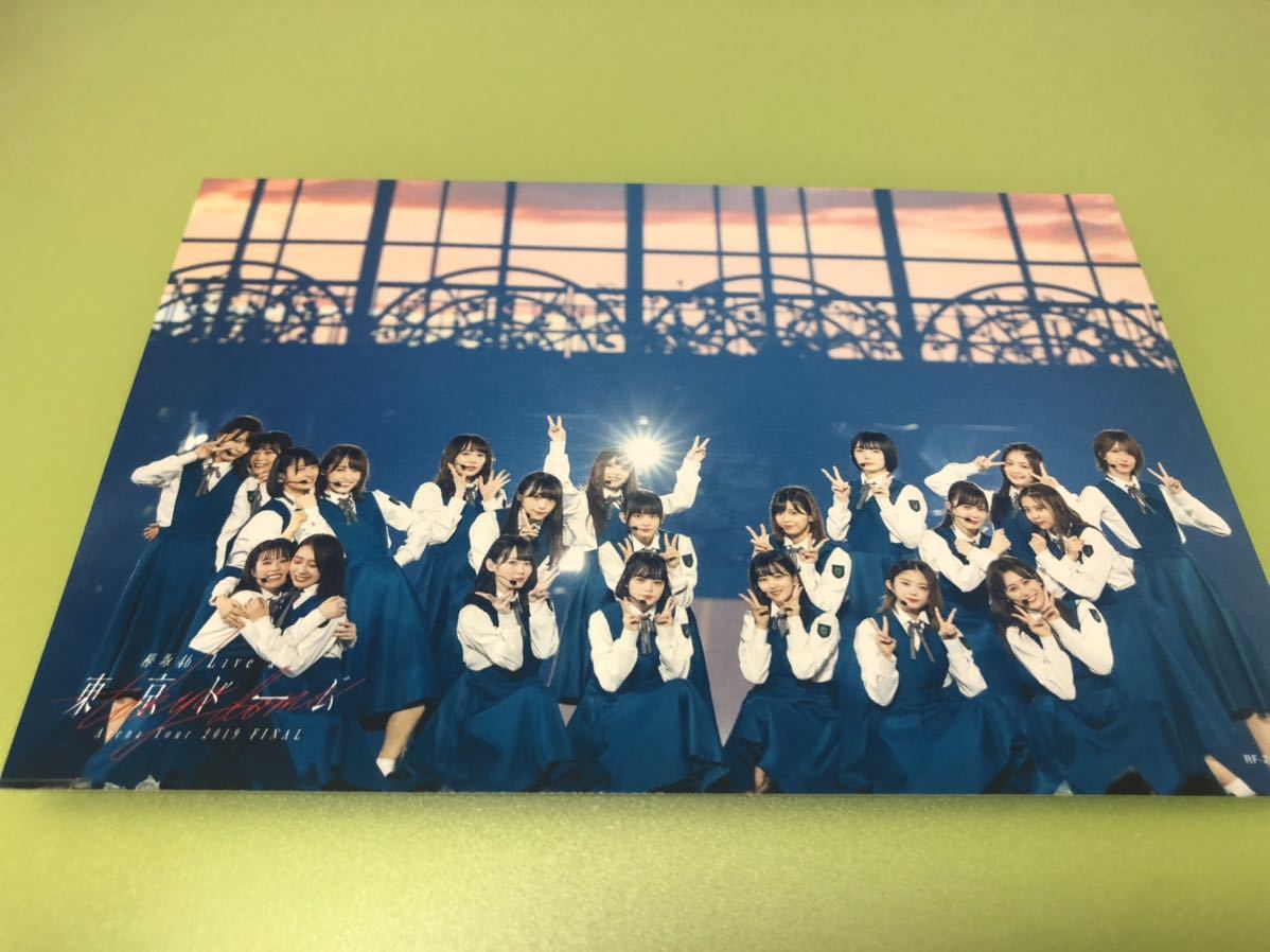 欅坂46 LIVE at 東京ドーム ARENA TOUR 2019 FINAL DVD Blu-ray 特典ポストカード 1種 1枚 ②(櫻坂46 制服と太陽 封入 まとめ セット売り可
