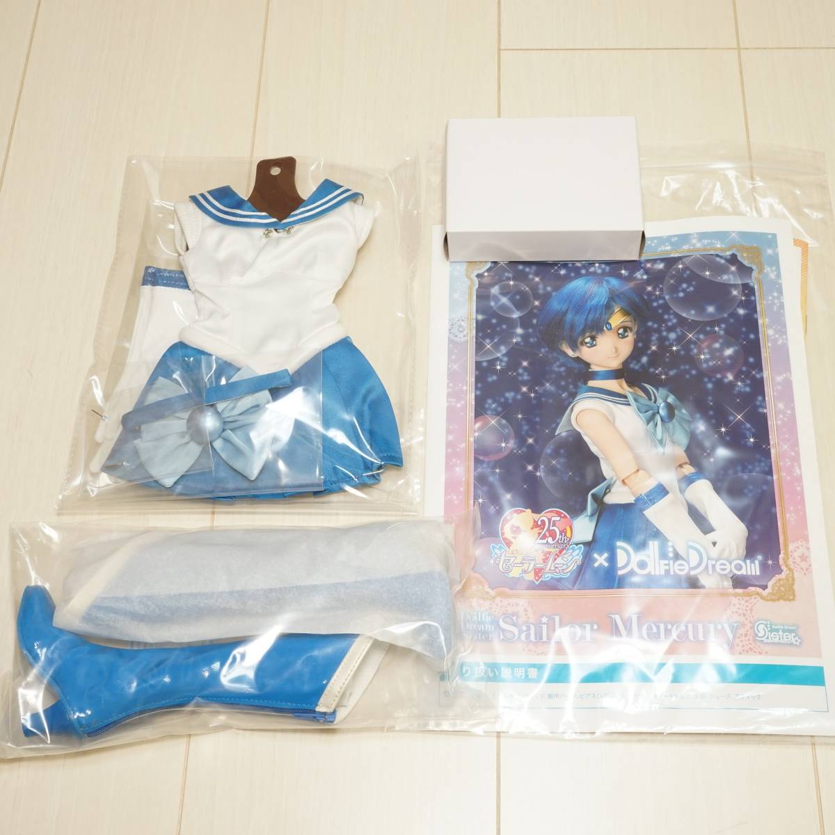 ボークス ドルフィードリーム DDS セーラーマーキュリー 水野亜美 衣装 未開封 新品 volks ami DD セーラームーン_画像1