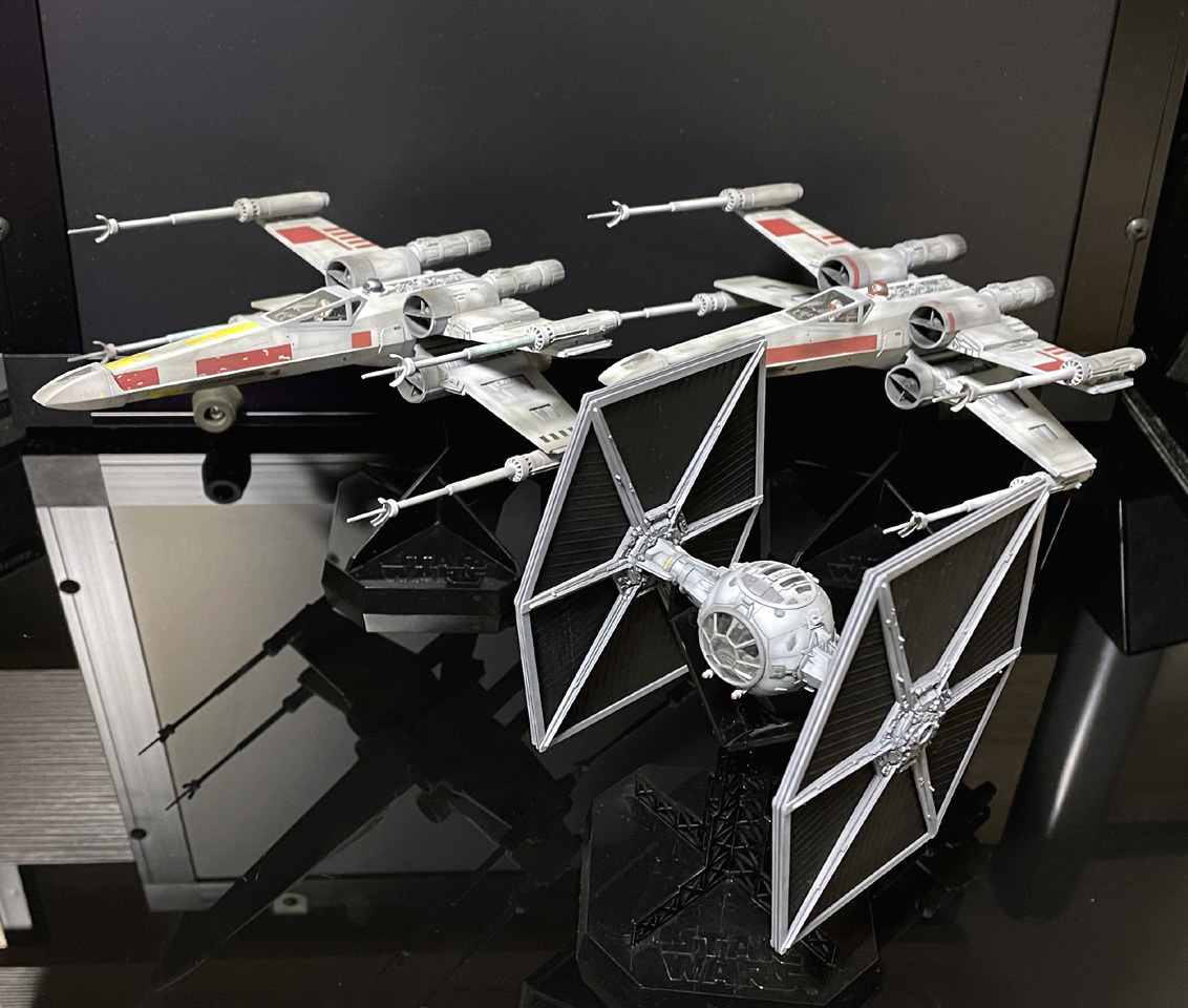 1/72 Xウイングファイター&タイファイター 合計3機セット プラモデル