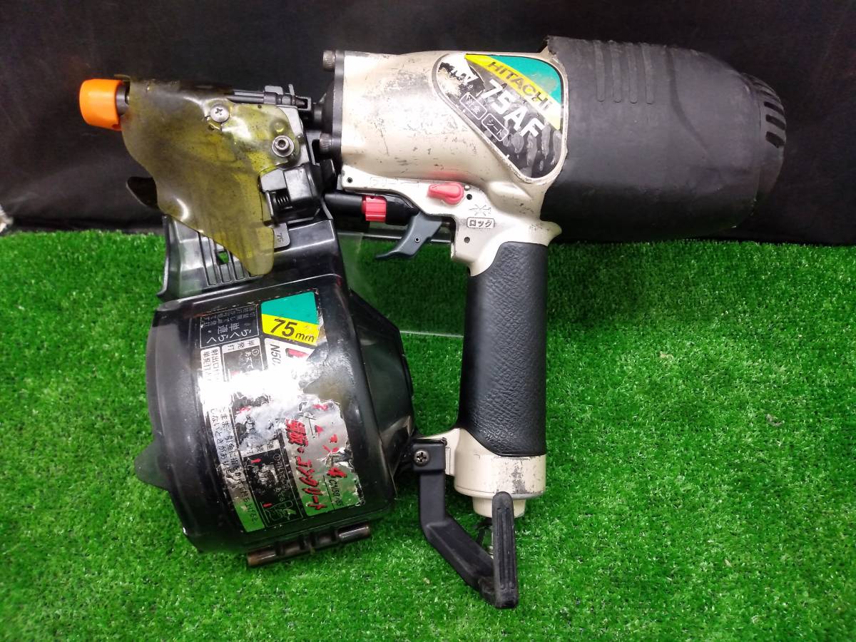 品 日立工機 Hitachi koki 75mm 常圧 ロール釘打機 NV75AF 本体のみ