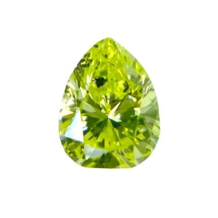 【お試し価格！】 VIVID FANCY YELLOW X/RT1101/CGL 0.078ct GREEN ダイヤモンド