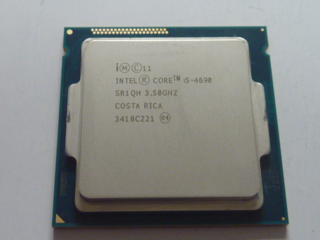 INTEL CPU Core i5 4690 4コア4スレッド 3.50GHZ SR1QH CPUのみ 起動確認済みです Core i5