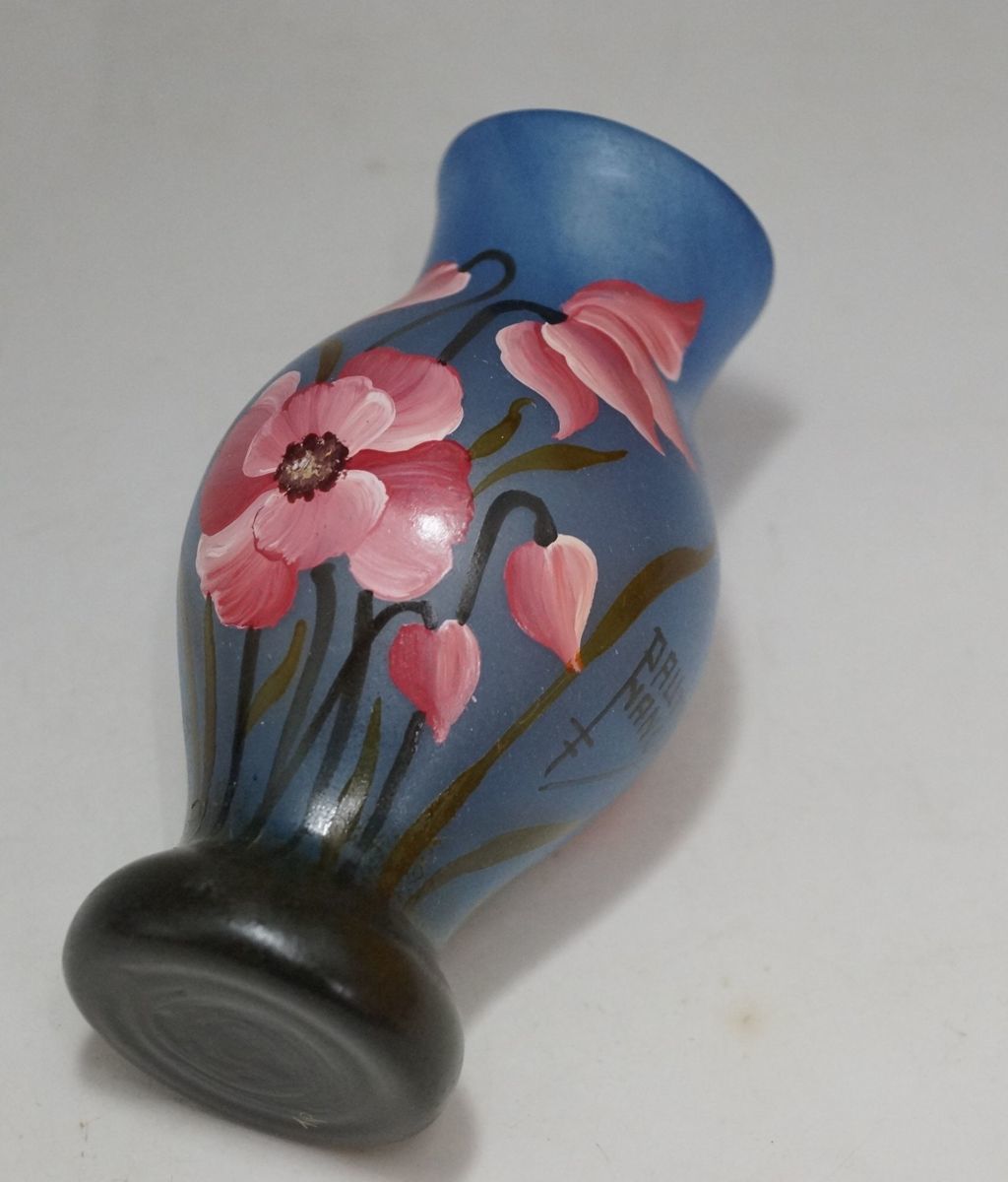 ◎【証明書】 ドームナンシー ミニ 花瓶 花器 高さ 技法 アンテルカ