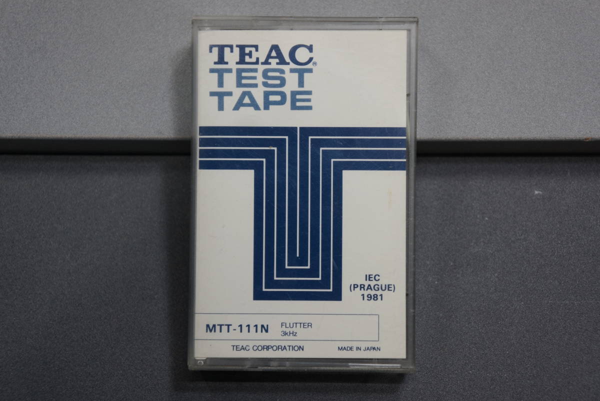 Yahoo!オークション - TEST TAPE TEAC/ティアック MTT-111N Yahoo!オークション - TEST TAPE TEAC/ティアック MTT-111N