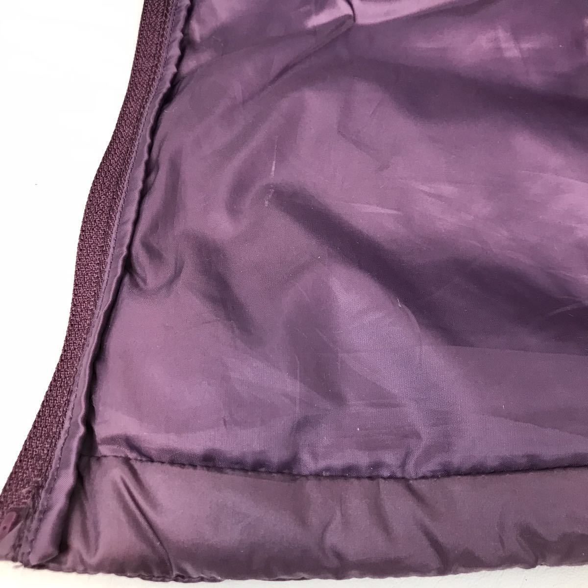 大きいサイズ UNIQLO ユニクロ ウルトラライト ダウン ジャケット パープル 紫色 XL LL 2L レディース アウター アウトドア トラベル 防寒_画像9