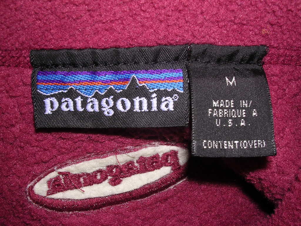 96年 USA製 パタゴニア patagonia ライトウェイト シンチラ シャーリング セーター M vintage old ハーフジップ フリース プルオーバー_画像8