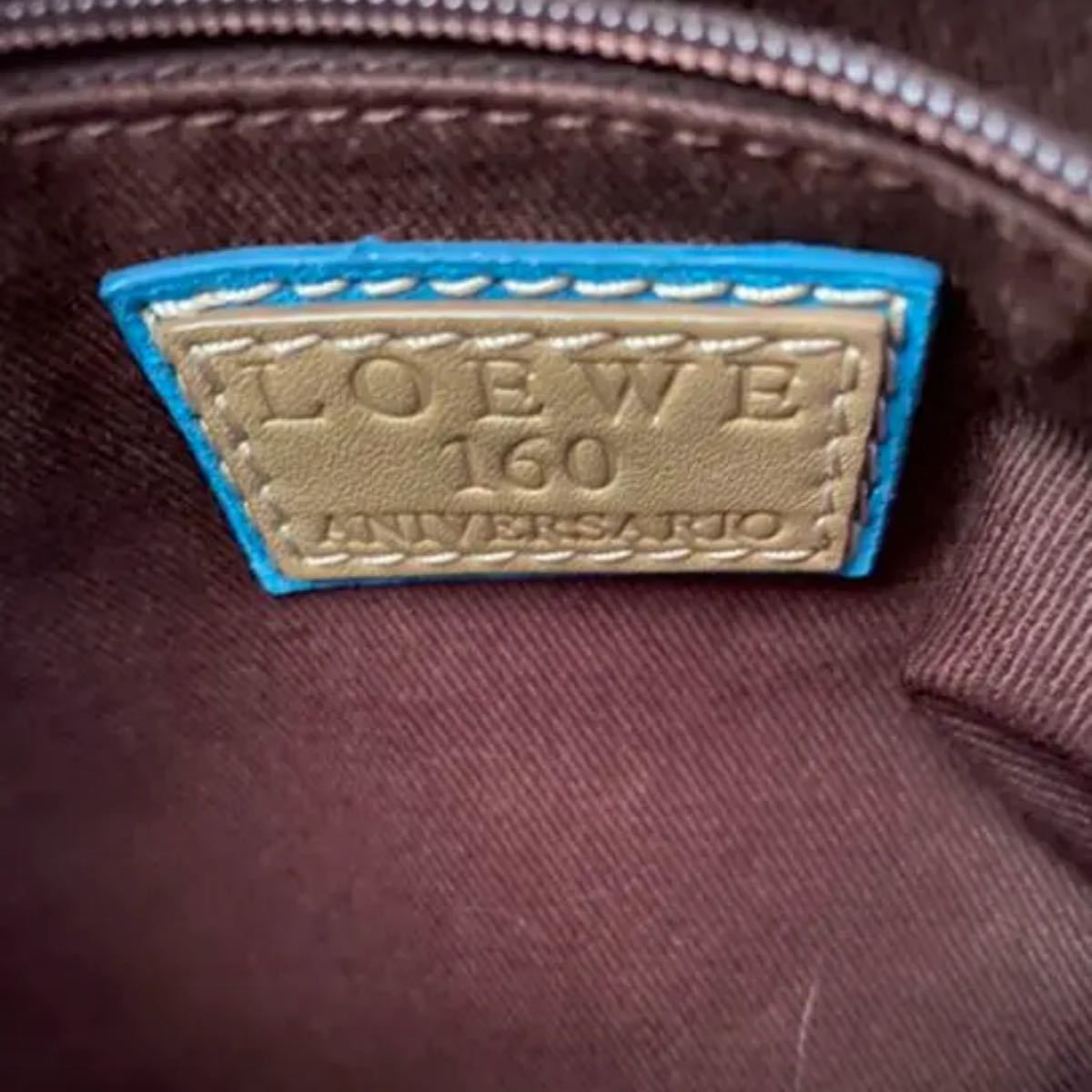 割引販促 【LOEWE】160周年記念モデル　キャンバス　アナグラム ハンドバッグ