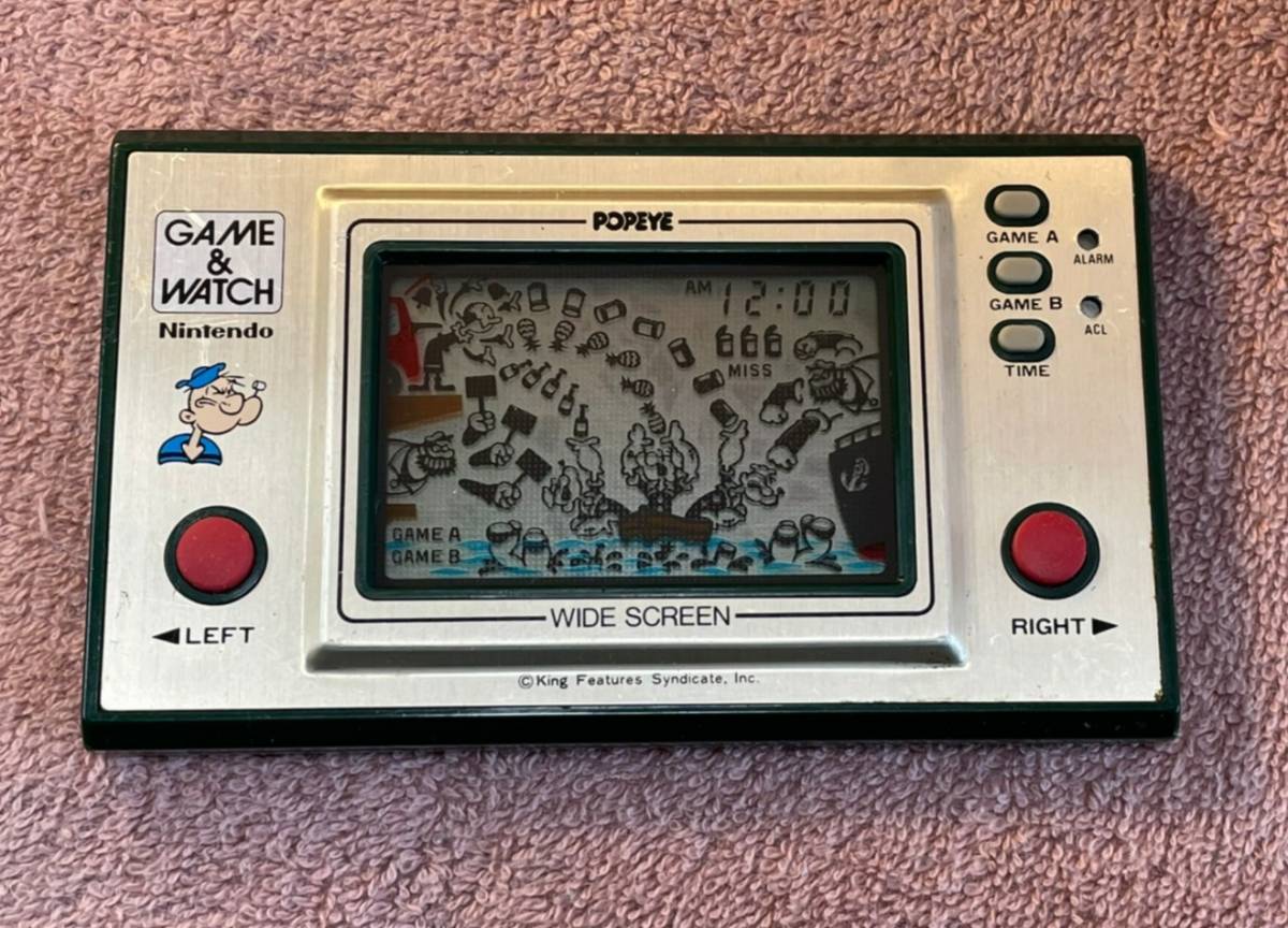 ゲームウォッチ ポパイ POPEYE 任天堂 GAMEWATCH