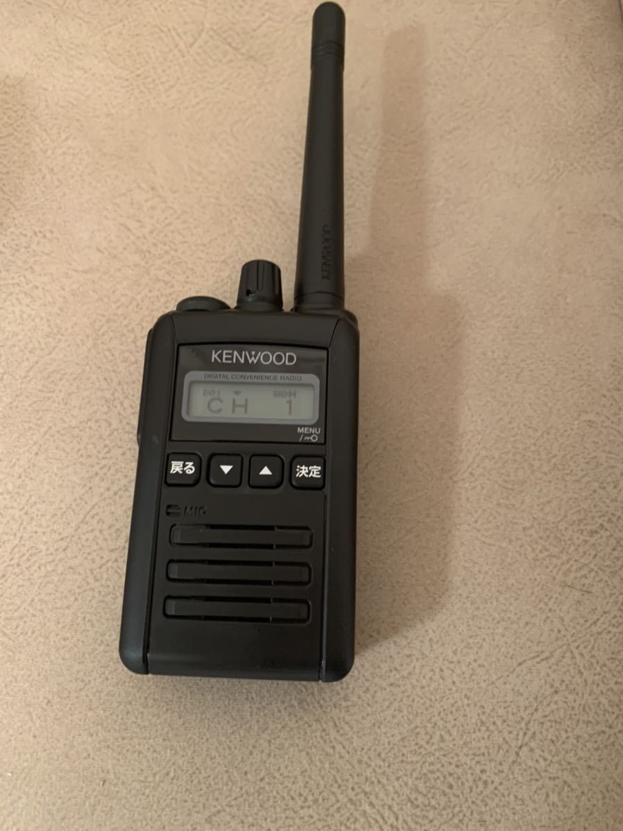 美品 KENWOOD JVCケンウッド デジタル簡易無線 TPZ-D553MCH イヤホン