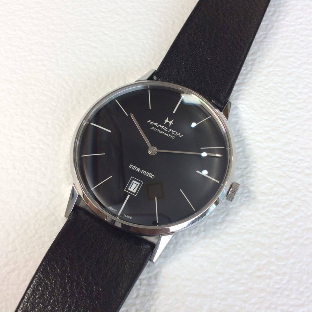 オイルペイント 稼働品 手巻き HAMILTON intra-matic SWISS - 通販