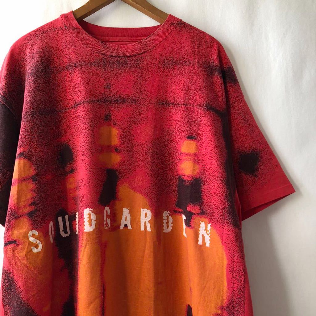 90s SOUNDGARDEN オーバープリント Tシャツ ビンテージ 90年代 90s SOUNDGARDEN オーバープリント Tシャツ ビンテージ 90年代