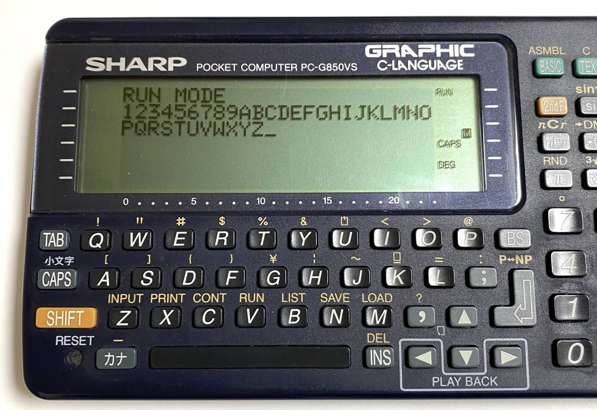 ★SHARP シャープ ポケットコンピューター PC-G850VS ポケコン　I220322_画像2
