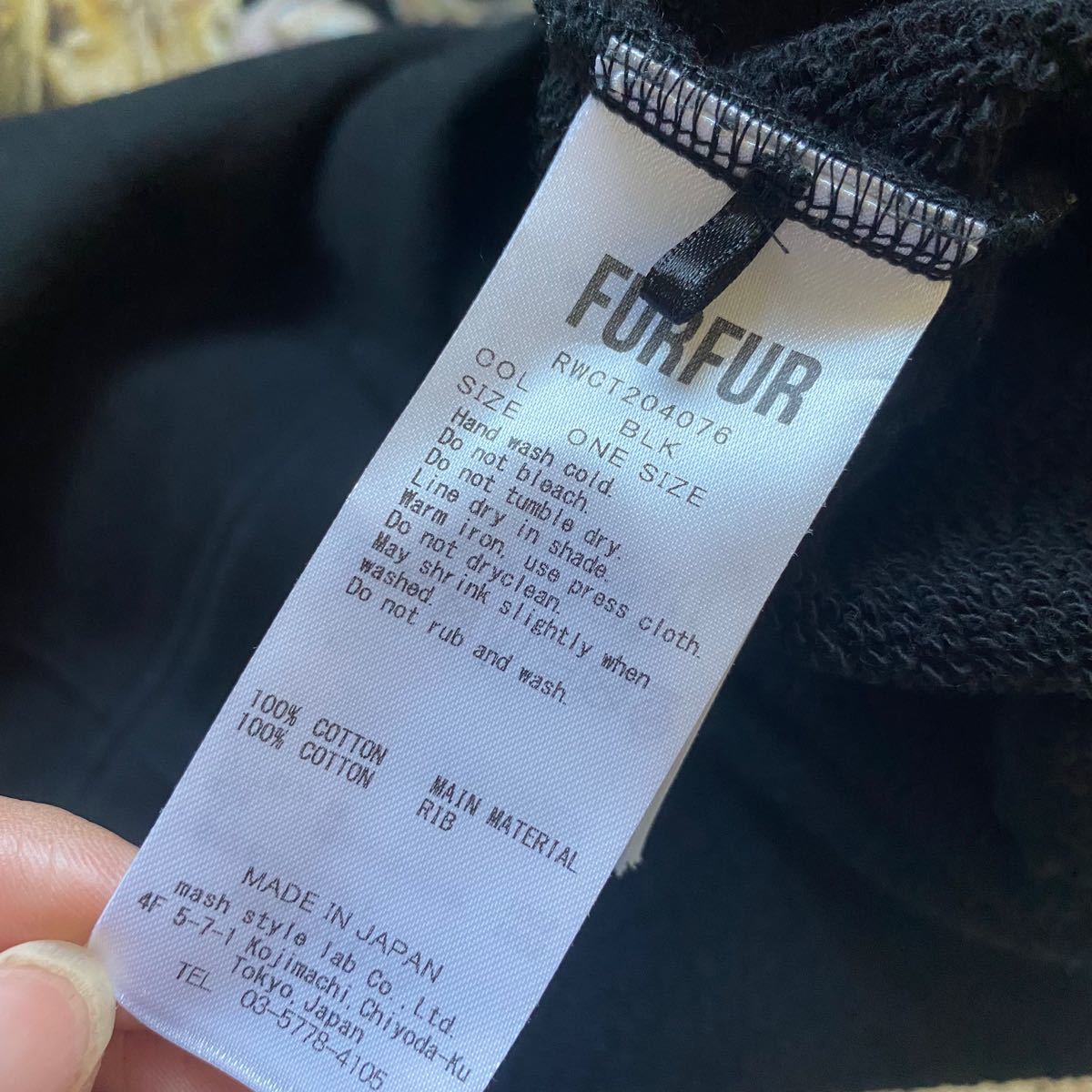 驚きの値段】 FURFUR 猫プリントスウェット トレーナー 新品タグ付き