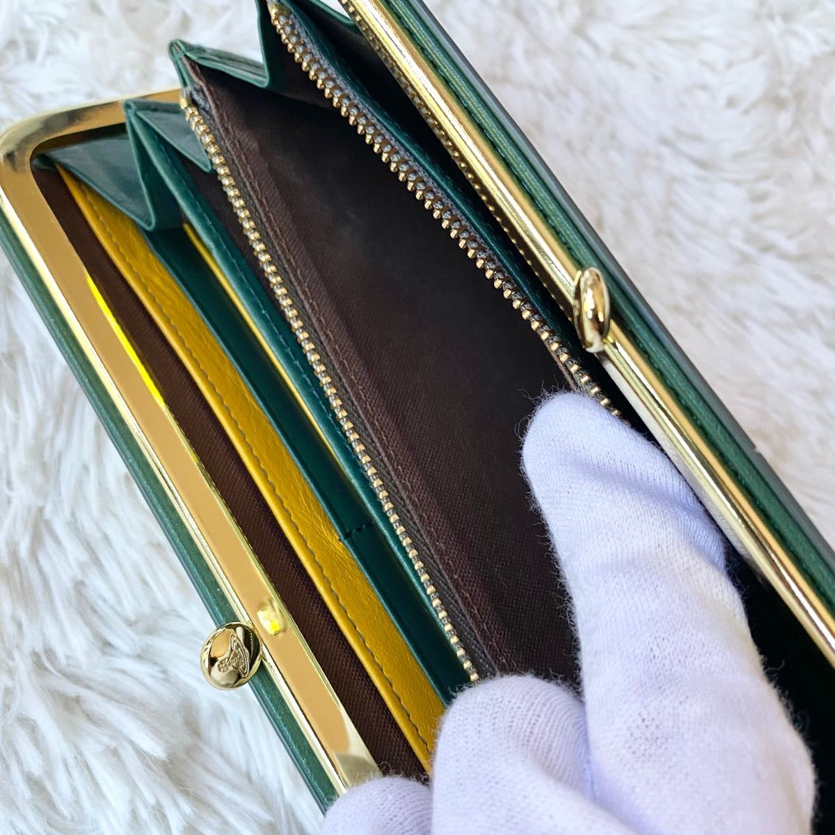 Vivienne Westwood クリーピーベア がま口 長財布 くま オーブ