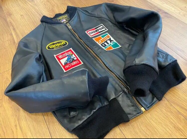 バンソン TJP ビンテージ 90s バックドロップ VANSON レザー バンソン TJP ビンテージ 90s バックドロップ VANSON レザー