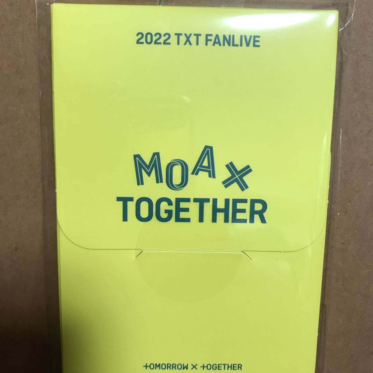 TXT txt ミニフォト 新品 MOA X TOGETHER トゥバ tomorrow x together