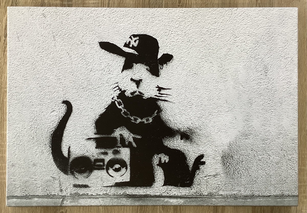 WCP バンクシー GANGSTA RAT ネズミ バンクシー展 belgradesaxperience.com