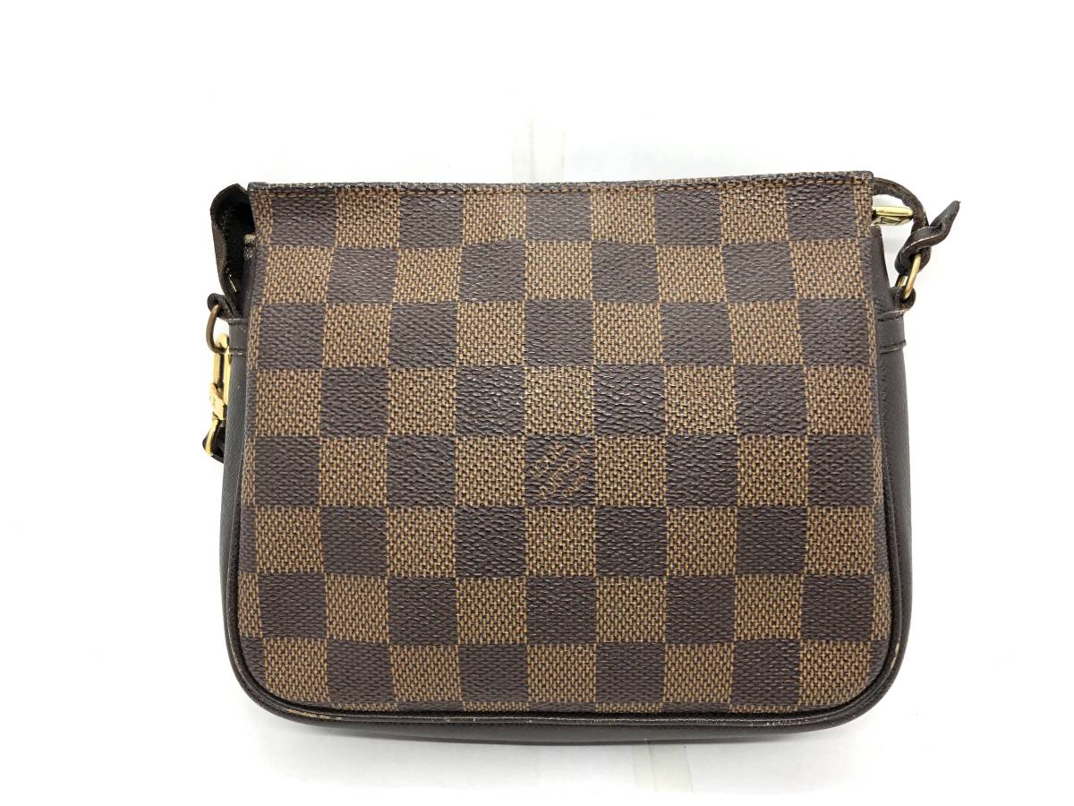 LOUIS VUITTON ルイヴィトン★ハンドバッグ N51982 トゥルースメイクアップ ダミエキャンバス エベヌ レディース NO0948 バッグ ダミエ_画像2