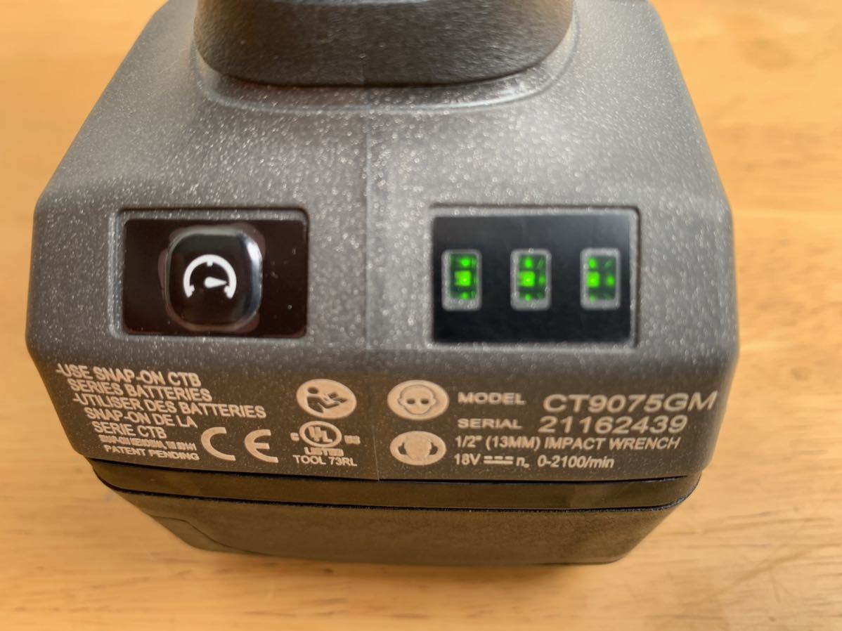 スナップオン 1/2コードレスインパクトレンチ CTJ9075 100周年 スナップオン 1/2コードレスインパクトレンチ CTJ9075 100周年