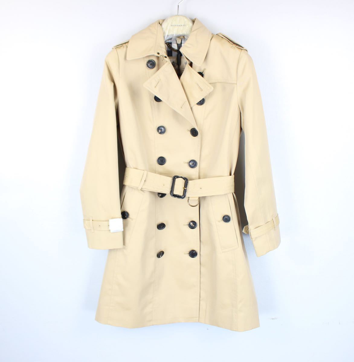 新品タグ付BURBERRY LONDON ENGLAND THE CHELSEA LONG TRENCH COATバーバリーロンドンイングランドザチェルシーロングトレンチコート