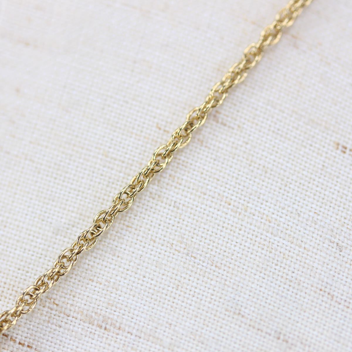 GIVENCHY CLEAR STONE RIBBON DESIGN NECKLACE/ジバンシィクリア