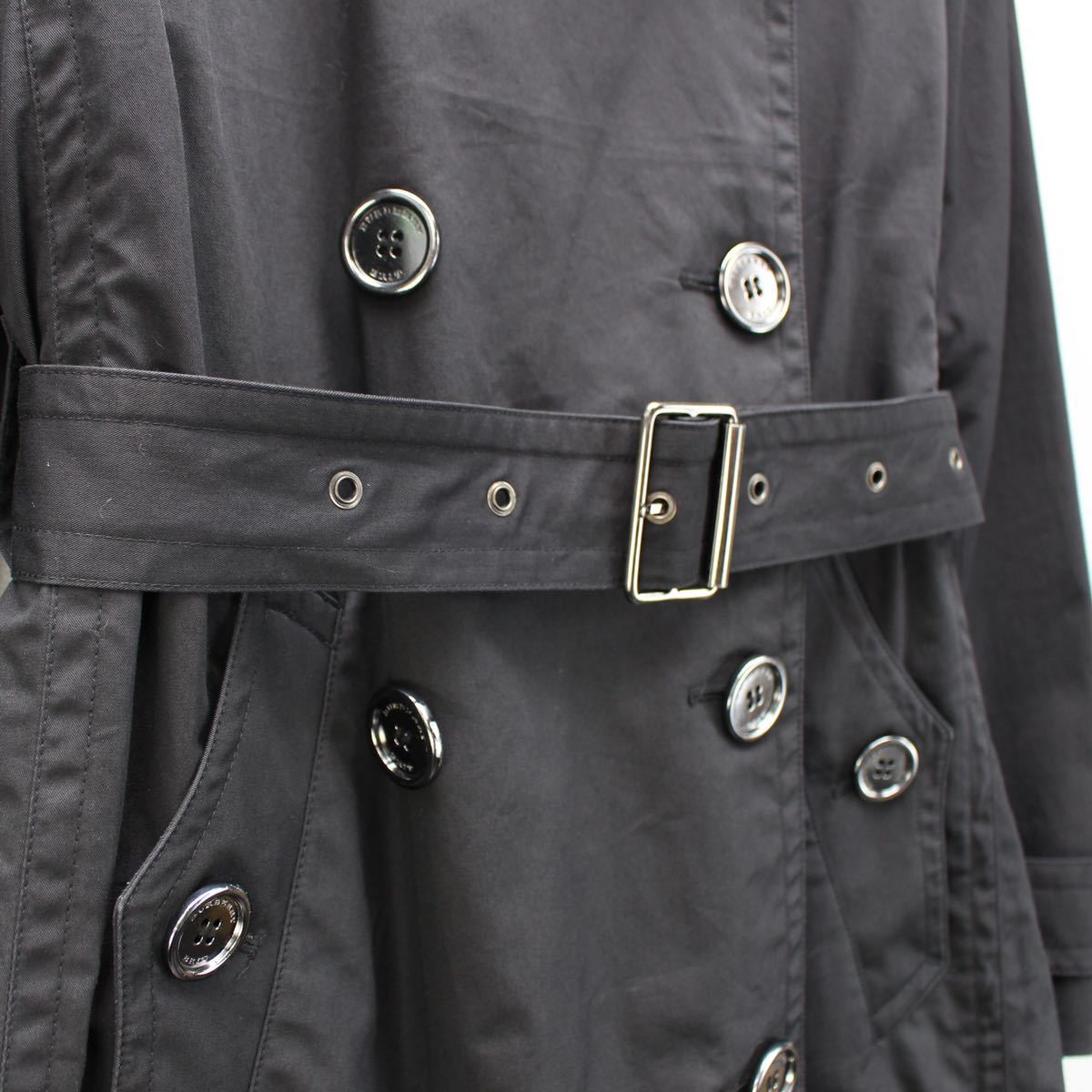 BURBERRY BRIT TRENCH COAT WITH QUILTING LINER MADE IN CHINA/バーバリーブリットキルティングライナー付トレンチコート_画像8
