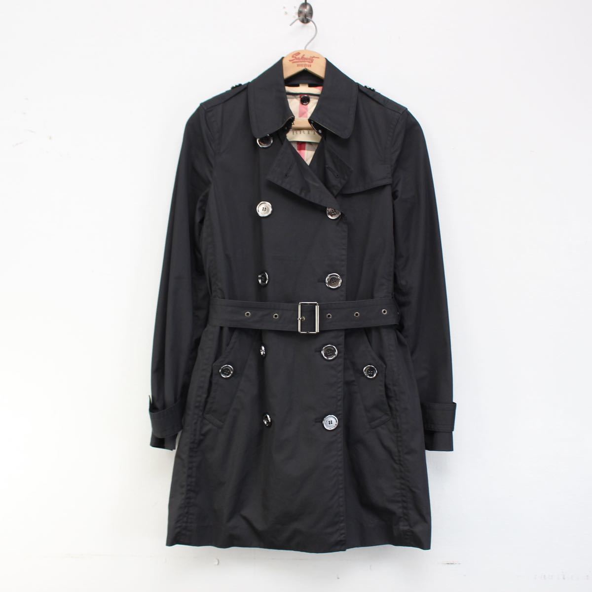 BURBERRY BRIT TRENCH COAT WITH QUILTING LINER MADE IN CHINA 