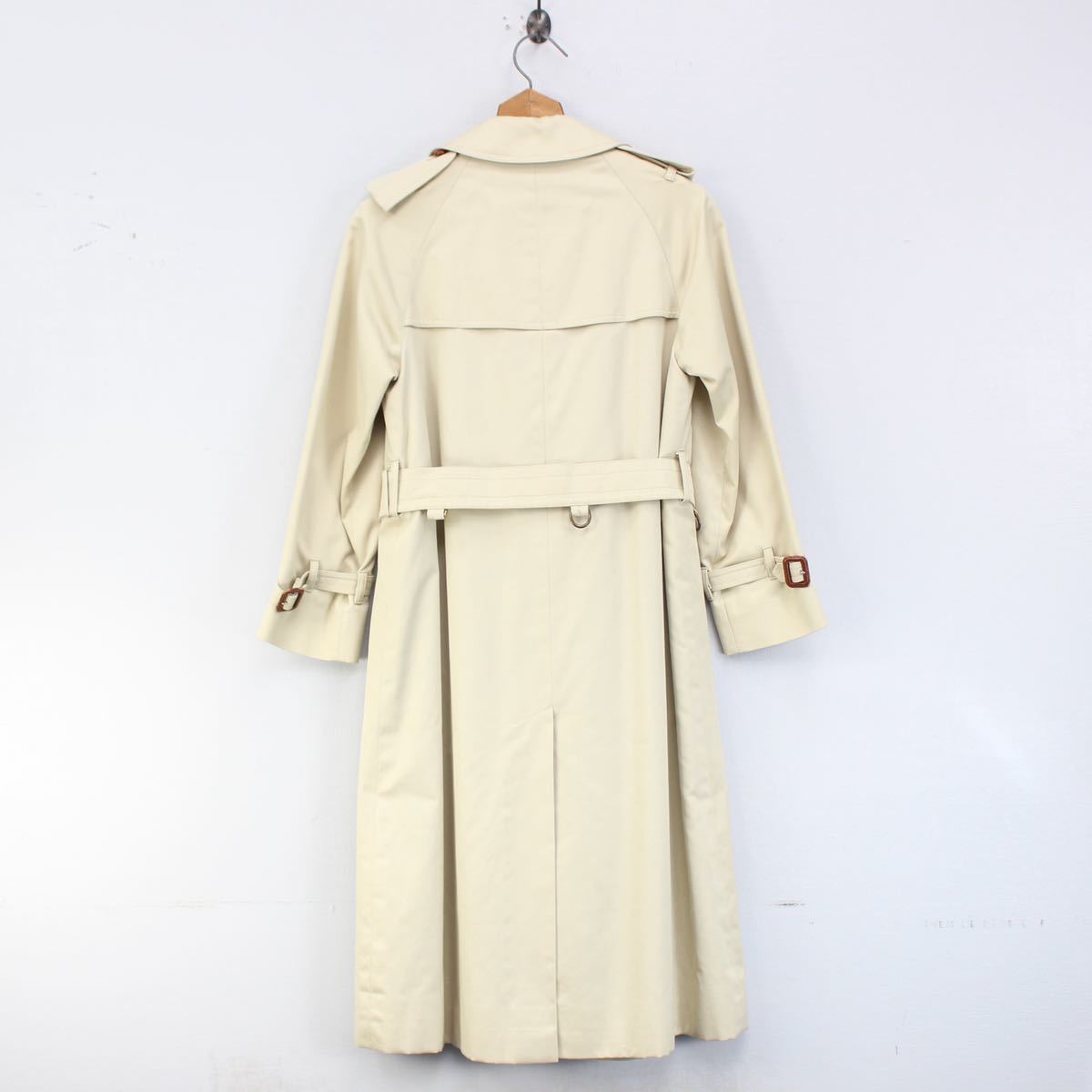 Aquascutum LONG TRENCH COAT WITH WOOL LINER MADE IN ENGLAND/アクア