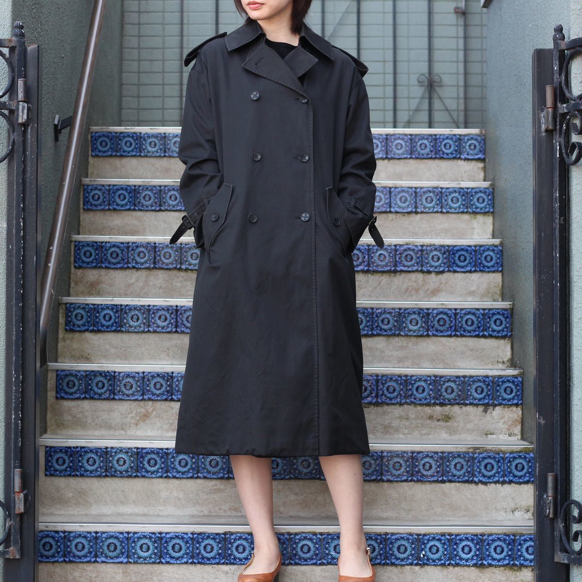 最前線の Aquascutum TRENCH ENGLAND/アクアスキュータムトレンチ