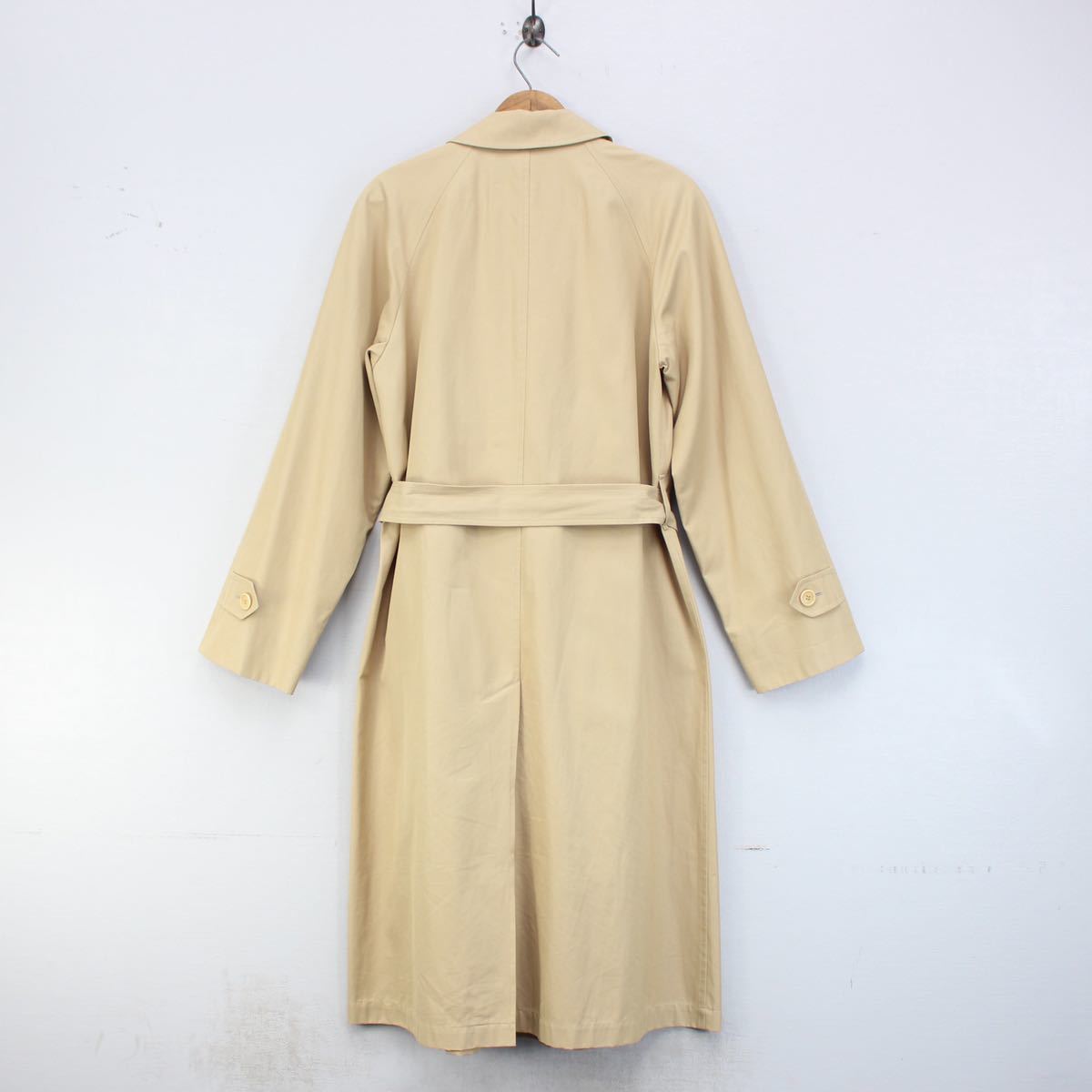 Aquascutum GABARDINE COTTON BALMACAAN COAT MADE IN JAPAN/アクア