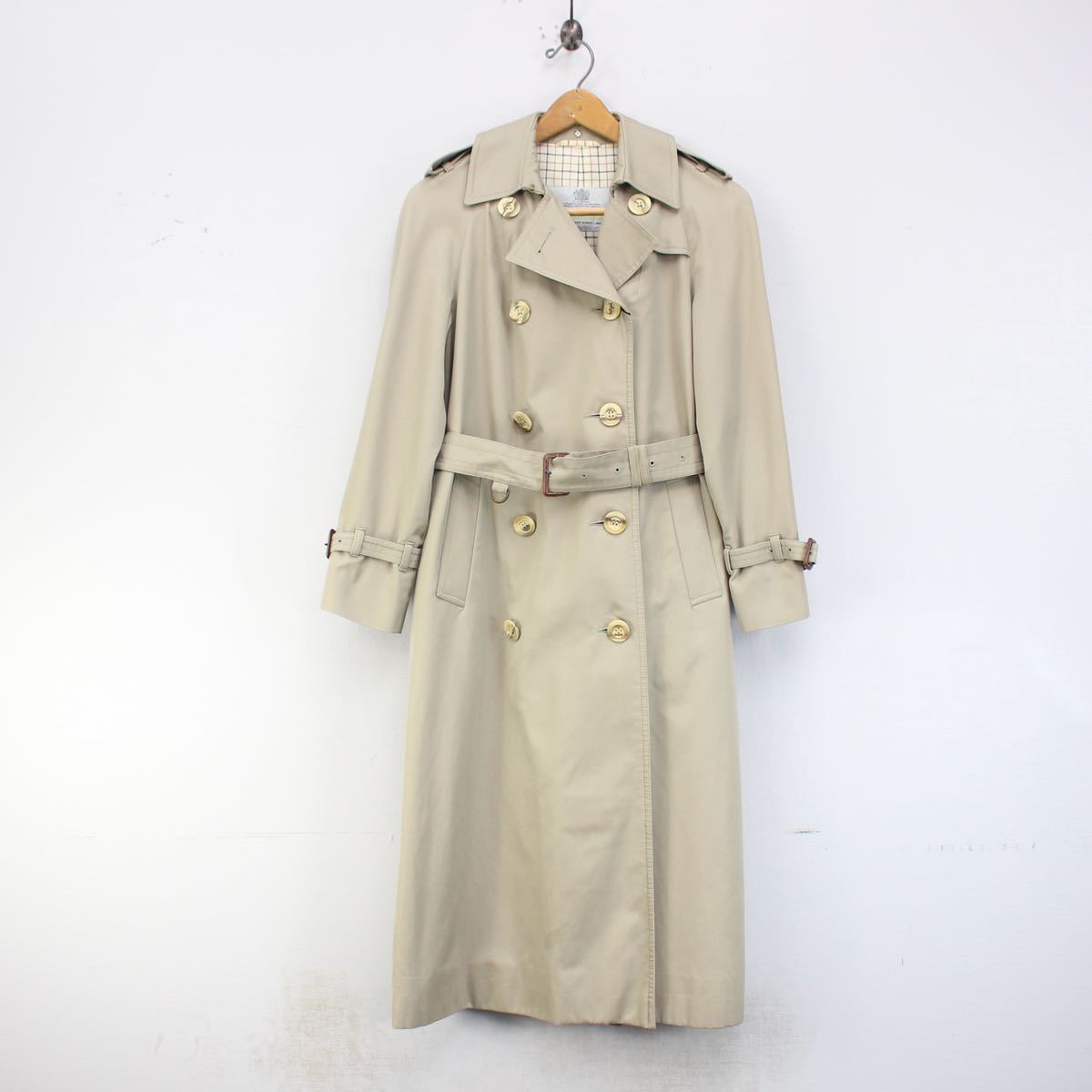 Aquascutum LONG TRENCH COAT MADE IN ENGLAND/アクアスキュータムロング丈トレンチコート