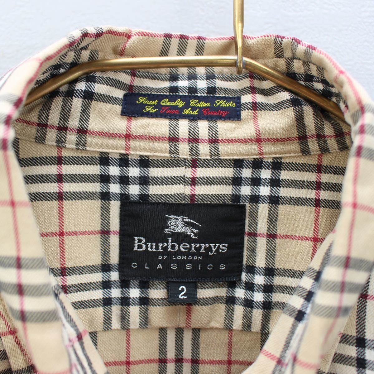 Burberrys OF LONDON CLASSICS CHECK PATTERNED LONG SLEEVE SHIRTバーバリーズオブロンドンクラシックスチェック柄長袖シャツ