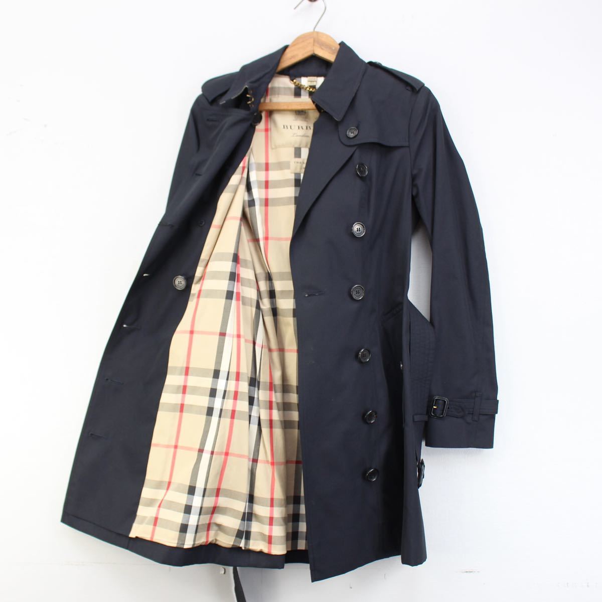 新品タグ付BURBERRY LONDON ENGLAND SANDRINGHAMバーバリーロンドンイングランドサンドリンガムトレンチコート