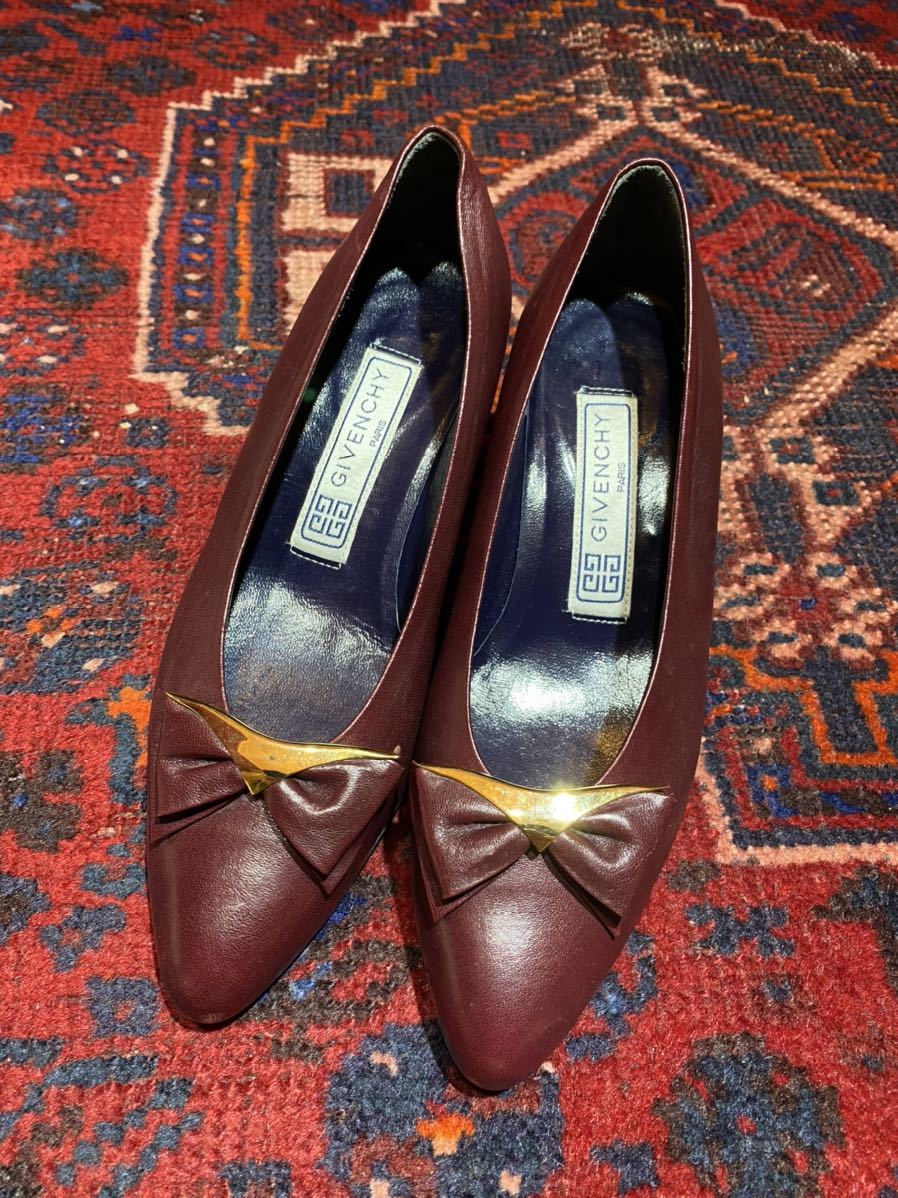 VINTAGE GIVENCHY LEATHER PUMPS/ヴィンテージジバンシィレザーパンプス ②