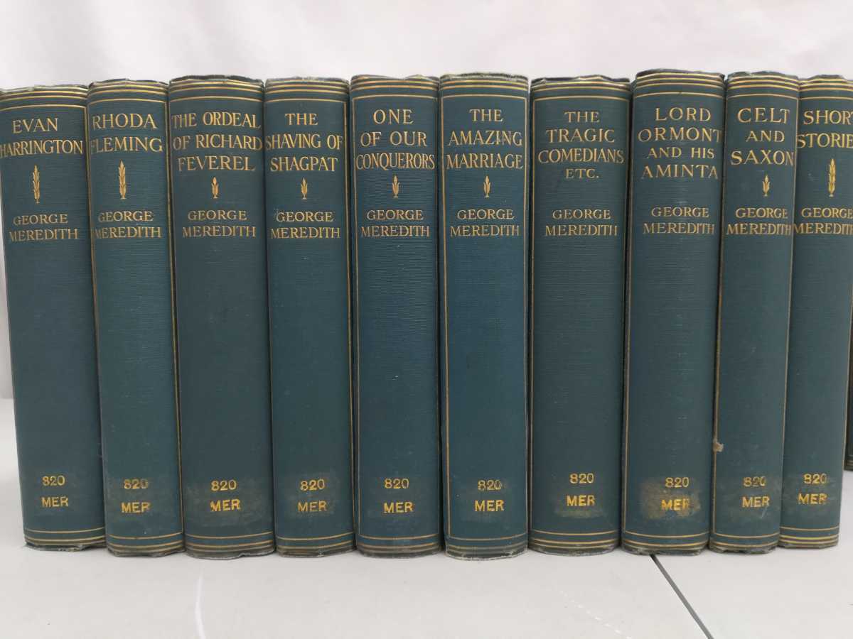 【まとめ】ジョージ・メレディス　George Meredith　Surrey Edition　全集　21冊セット　洋書/英語/イギリス/文学/1912年発行【2203-002】_画像2