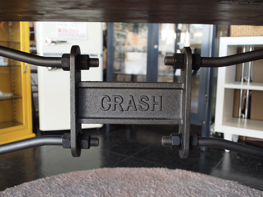 クラッシュゲート CRASH GATE クランキー CRANKY 200cm オールドパイン材 テーブル 鉄脚 ノットアンティークス ビンテージ 店舗什器_画像7