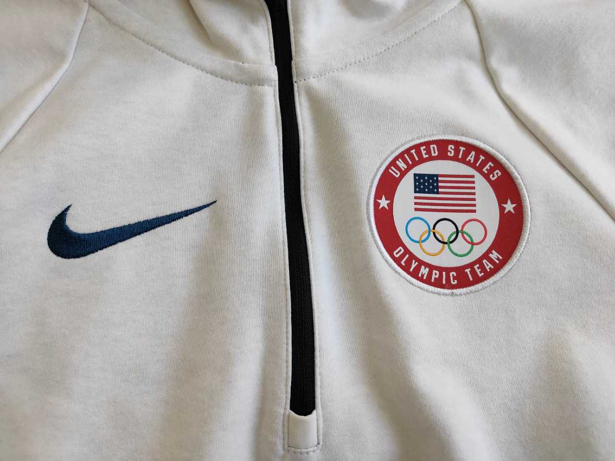 XL новый товар перевод иметь NIKE TECH FLEECE PULLOVER TEAM USA HOODIE JACKET Nike Tec флис Parker . колесо America представитель Olympic flat .